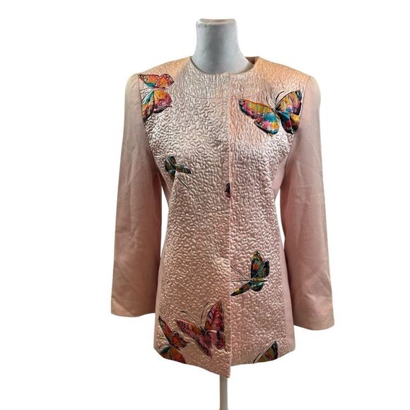 RARE Vintage Brand new without‎ Tags Saks Fifth Ave Folio Chan Hee Jacket S - Picture 1 of 16